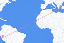 Flights from Jauja, Peru to İzmir, Turkey