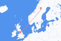 Flights from Vilhelmina, Sweden to Manchester, England