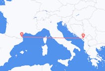 Voli da Podgorica, Montenegro a Perpignano, Francia