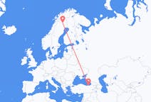 Flights from Gällivare, Sweden to Trabzon, Turkey
