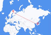 Flyrejser fra Okayama til Rovaniemi