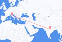 Flights from Jabalpur, India to Florence, Italy