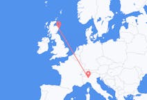 Flüge von Aberdeen, Schottland nach Mailand, Italien