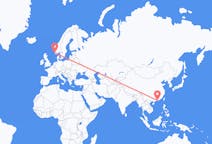 Flyreiser fra Shenzhen, Kina til Stavanger, Norge