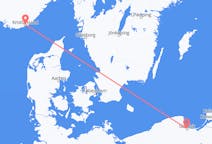 Flyrejser fra Kristiansand, Norge til Gdansk, Polen