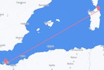 Flights from Olbia, Italy to Melilla, Spain