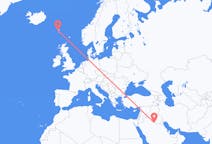 Flyg från Rafha, Saudiarabien till Sørvágur, Färöarna