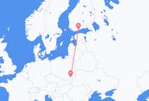 Loty z Rzeszowa, Polska do Helsinek, Finlandia