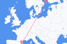 Flyrejser fra Barcelona til Mariehamn