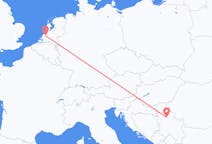Flug frá Belgrad, Serbíu til Rotterdam, Hollandi