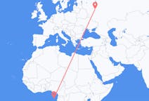 Flyg från São Tomé, São Tomé och Príncipe till Moskva, Ryssland