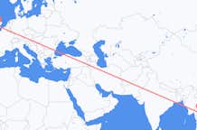 Flights from Phitsanulok to London