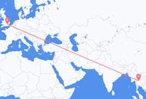 Flights from Phitsanulok to London