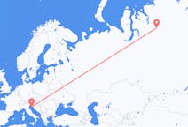 Flights from Pula, Croatia to Norilsk, Russia