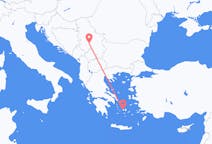 Vluchten van Paros naar Kraljevo
