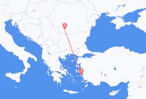 루마니아 크라이오바에서 출발해 그리스 사모스에게(으)로 가는 항공편