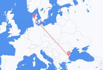 Flights from Varna, Bulgaria to Karup, Denmark