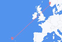 Flights from Pico Island, Portugal to Stavanger, Norway