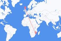 Flights from Inhambane, Mozambique to Edinburgh, the United Kingdom