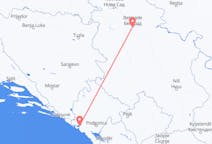 Flyreiser fra Tivat, Montenegro til Beograd, Serbia