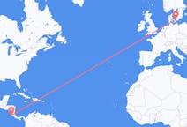 Flights from Nosara to Copenhagen