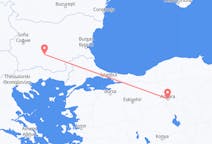 出发地 保加利亚普罗夫迪夫目的地 土耳其安卡拉的航班
