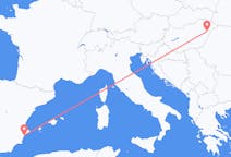出发地 匈牙利出发地 德布勒森目的地 西班牙阿利坎特的航班