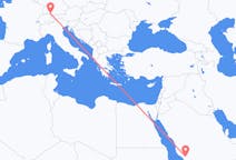 Flights from Al Bahah, Saudi Arabia to Friedrichshafen, Germany