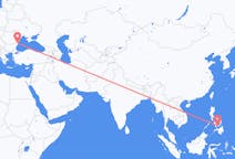 Flyrejser fra Panglao, Filippinerne til Constanța, Rumænien