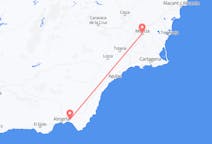 Vols depuis la ville de Murcia vers la ville d'Almería