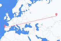 Fly fra Kemerovo til Porto