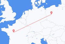 Flights from Tours, France to Poznań, Poland