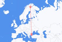 Flyrejser fra Kolari, Finland til Edremit, Tyrkiet