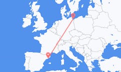 Flights from Heringsdorf to Barcelona