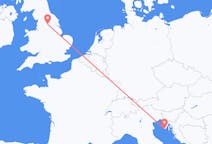 Flights from Leeds, England to Pula, Croatia