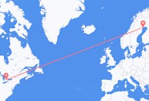 Flyg från Waterloo, Ontario, Kanada till Lulea, Sverige