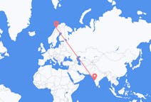 Flights from Kolhapur, India to Narvik, Norway