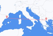 出发地 西班牙出发地 巴塞罗那目的地 希腊塞萨洛尼基的航班