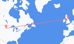Flyg från Aberdeen, USA till Newcastle upon Tyne, England