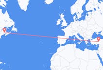 Flights from Fredericton, Canada to Kayseri, Turkey