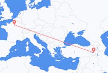 Flyreiser fra varebil, Tyrkia til Paris, Frankrike