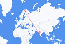 Voos de Hubli, Índia para Rovaniemi, Finlândia