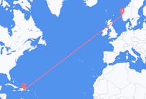Flights from Santo Domingo, Dominican Republic to Bergen, Norway