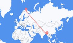 Flights from Ann, Myanmar (Burma) to Ivalo, Finland