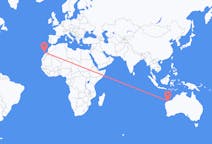 出发地 澳大利亚出发地 卡拉薩 (西澳洲)目的地 西班牙兰萨罗特岛的航班
