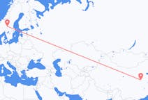 Flights from Zhengzhou, China to Rörbäcksnäs, Sweden
