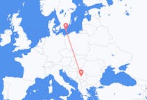 Flights from Kraljevo, Serbia to Bornholm, Denmark