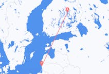 Flyg från Palanga, Litauen till Kuopio, Finland