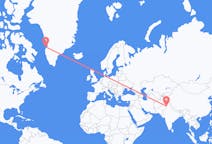 Flyg från Lahore, Pakistan till Aasiaat, Grönland