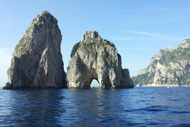 Capri Private Boat Tour fra Positano eller Praiano eller Amalfi